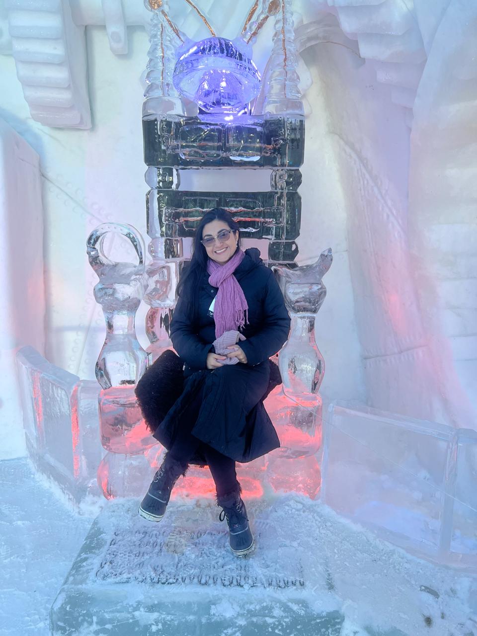 Foto in The Ice Hotel, Quebec, Canadá